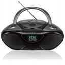 BOOMBOX PRENOSNÝ CD FM RÁDIOVÝ PREHRÁVAČ USB ANTÉNA BLAUPUNKT BB14BK