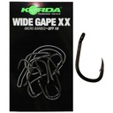 Korda Wide Gape XX Micro Barbed Háčiky na kapry Micro Barbed, veľkosť 4