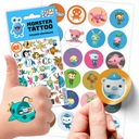 SADA NÁLEPOK + TETOVANIE PRE DETI DETSKÉ OKTONAUTY OCTONAUTS