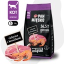 Pan Mięsko Suché krmivo pre mačky TEĽACIE s KREVETAMI Malé chrumky S 1,6 kg