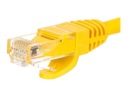 NETRACK BZPAT3UY Netrack RJ45 patch kábel, kryt