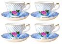 Porcelánový pohár 220ml set Rose Bone China