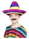 FAREBNÝ DETSKÝ SOMBRERO MEXICKÝ KARNEVAL