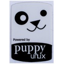 Samolepka Powered by Puppy linux 19 x 28 mm