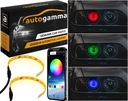 RGB Bluetooth Devil Eyes LED systém osvetlenia šošoviek do auta