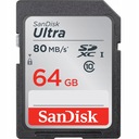 SANDISK 64 GB SD SDXC Class 10 ULTRA + 80 MB/s UHS-1