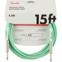 J-J kábel 4,5m Fender Original Series Surf Green