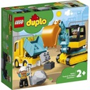 LEGO Duplo nákladné auto a pásové rýpadlo 10931