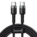 Baseus QC3 PD 2.0 kábel USB-C 100W 5A 2m sivý