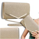 Večerná zlatá kabelka, Retro Formal Clutch, Elegantná, Lesklá