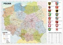 Podložka na stôl MAPA POĽSKA 70x50 Protišmyková