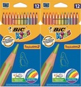 BIC TROPICOLORS FARBA CUŽKY 12 FARIEB ZMIX FARBY x 2