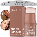 Claresa Bronzer Stick Cheek 2 Cheek 02 MILK CHOCO kontúrovanie + PILNÍK