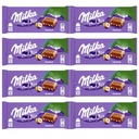 Milka čokoláda s kúskami orieškov 8 x 100 g