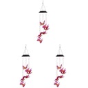 3PCS Solar Wind Chime Led závesný