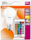 LED žiarovka 9W 60W E27 806lm OSRAM RGBW + DIAĽK