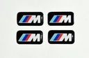 BMW M-Power nálepka, emblém, odznak na ráfik, 17x9 mm