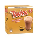 .Twix šálky s horúcou čokoládou Dolce Gusto