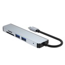 ADAPTÉR THUNDERBOLT 3 USB C 3.1 HDMI SD TF ČÍTAČKA