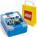 LEGO RAŇAJŇOVÝ KONTAJNER OBEDOVACÍ BOX MESTSKEJ POLICEJÚCI BOX + TAŠKA