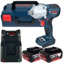 BEZBRUSHLOVÝ NÁRAZOVÝ KLÚČ GDS 18V-450 PC BOSCH 2x5,0Ah L-BOXX