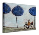 Sam Toft Ernest na bicykli Obrazové plátno 50x40 cm