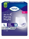 TENA PANTS PROSKIN SUPER NIGHT L '10 OTC