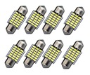 8ks 31mm 18 SMD 3014 LED 3W Soft Canbus Indoor