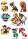 PAW PATROL Tortová oblátka PAW PATROL CHARAKTERY cukor potlač A4