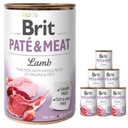 BRIT Pate & Meat 6x400g LAMB Jahňacie krmivo