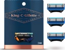 3x náplne do žiletky Gillette King C.