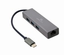 GEMBIRD ADAPTÉR USB-C -> LAN RJ-45 1GB NA KÁBLI