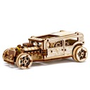 3D drevené auto puzzle – Hot Rod Wooden.City