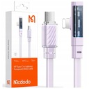 MCDODO UHOL USB-C LIGHTNING PLOCHÝ KÁBEL 36W PRE IPHONE 13 14 FIALOVÝ 1M