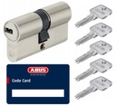 CYLINDER ABUS D10 NIKEL 40/50 CERTIFIKÁT TRIEDY C 5 KĽÚČOV