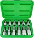 Objímky Torx T20-T100, 12 ks JBM