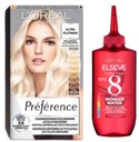 Sada: Zosvetľovač vlasov Loreal Preference, tekutý kondicionér Elseve