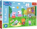 PUZZLE 24 MAXI PEPPA PIG PIG PEPA V ČISTIACI VEĽKÉ PRVKY KOCKY 3+