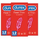 Durex Feel Thin Classic kondómy tenké 36ks