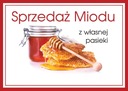 Reklamná tabuľa na predaj medu - vzor F235