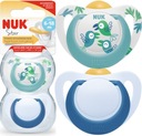 NUK Star cumlík latexový 2ks 6-18m