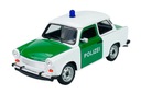 WELLY TRABANT 601 POLICE 1:24 KOVOVÝ NOVÝ MODEL POLIZEI