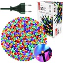 Svetlá na vianočný stromček MULTICOLOR vonkajšie osvetlenie COLORFUL 50 LED 2,5m