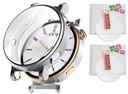 2x tvrdené sklo 9H + silikónové puzdro 2v1 pre Huawei Watch GT 4 41mm