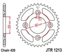 JT ZADNÉ OZNAČENIE 4463 37 HONDA CRF 50 '04-20 XR 50