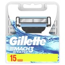 Náboje Gillette Mach3 Start Blades 15 kusov