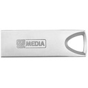 MyMedia USB flash disk, USB 3.2, 64 GB, MyAlu, strieborný, 69277, USB A