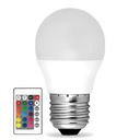 RGB LED ŽIAROVKA S DIAĽKOVÝM OVLÁDANÍM 5,5W GUĽA E27