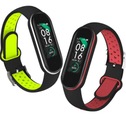 2x PÁSKA PRE XIAOMI MI BAND 5 6 7 FARBY DVOJFAREBNÝ CHYTRÝ MIBAND