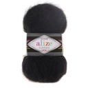 Priadza Alize Mohair Classic 60 - čierna